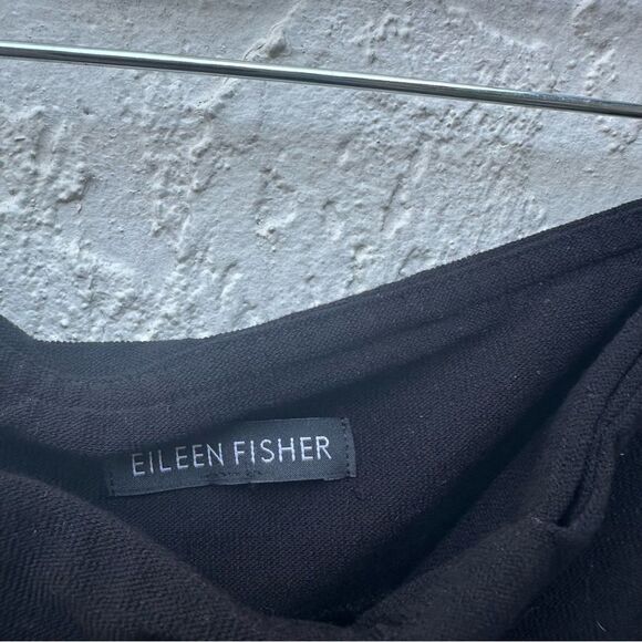 EILEEN FISHER Suit Women Size Large/XL 2 Piece Set Black Viscose Stretch - Picture 7 of 8